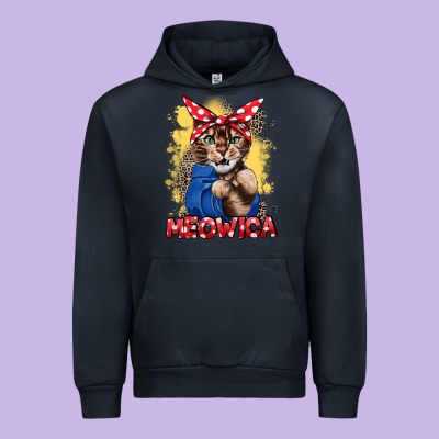 Meowica 4th Of July Urban Hoodie Designed By Cowgirlartshop