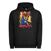 Pigment Black Meowica 4th of july Urban Hoodie - CowGirlArtShop