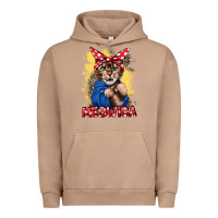 Pigment Burro Meowica 4th of july Urban Hoodie - CowGirlArtShop