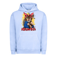 Pigment Grape Ice Meowica 4th of july Urban Hoodie - CowGirlArtShop