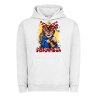 Pigment Lunar Rock Meowica 4th of july Urban Hoodie - CowGirlArtShop