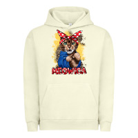 Pigment Pistachio Meowica 4th of july Urban Hoodie - CowGirlArtShop