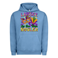 Pigment Pebble Blue laissez les bon temps rouler Urban Hoodie - FaDigitalArtStudio