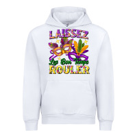 White laissez les bon temps rouler Urban Hoodie - FaDigitalArtStudio