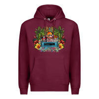 Burgundy summer Premium Hoodie - SublimationCraftShop