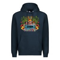 Navy summer Premium Hoodie - SublimationCraftShop