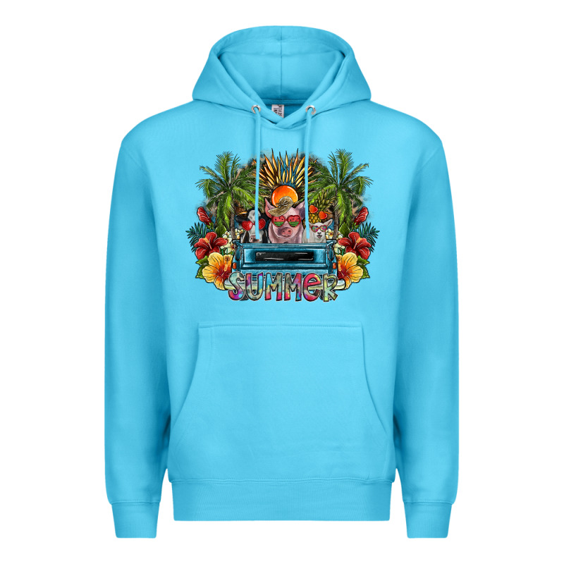 Summer Premium Hoodie by SublimationCraftShop | Teevron