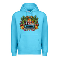 Ocean Blue summer Premium Hoodie - SublimationCraftShop