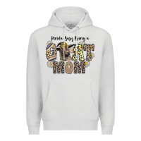 Dove Grey kinda busy being a goat mom Premium Hoodie - CowhideDigitalArt