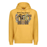 Mustard kinda busy being a goat mom Premium Hoodie - CowhideDigitalArt
