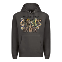 Smoke kinda busy being a goat mom Premium Hoodie - CowhideDigitalArt
