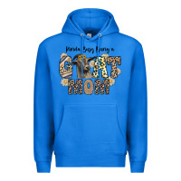 True Royal kinda busy being a goat mom Premium Hoodie - CowhideDigitalArt