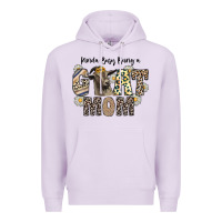 Lilac kinda busy being a goat mom Premium Hoodie - CowhideDigitalArt