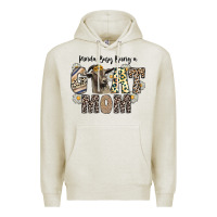 Oatmeal Heather kinda busy being a goat mom Premium Hoodie - CowhideDigitalArt