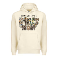 Sandshell kinda busy being a goat mom Premium Hoodie - CowhideDigitalArt