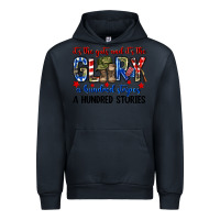 Navy It's the guts and it's the glory a hundred stripes Urban Hoodie - Neo Western