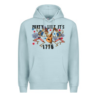 Blue Mist Party like its 1776 4th of july Premium Hoodie - CowGirlArtShop