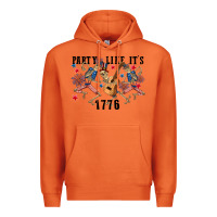 Carrot Party like its 1776 4th of july Premium Hoodie - CowGirlArtShop