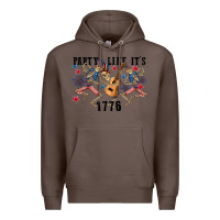 Coffee Party like its 1776 4th of july Premium Hoodie - CowGirlArtShop