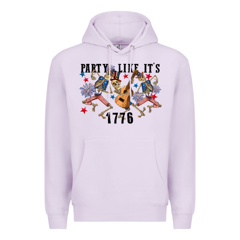 Party Like Its 1776 4th Of July Premium Hoodie by CowGirlArtShop | Teevron