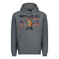 Rock Party like its 1776 4th of july Premium Hoodie - CowGirlArtShop