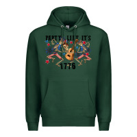Sports Green Party like its 1776 4th of july Premium Hoodie - CowGirlArtShop