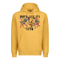 Mustard Party like its 1776 4th of july Premium Hoodie - CowGirlArtShop