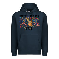 Navy Party like its 1776 4th of july Premium Hoodie - CowGirlArtShop