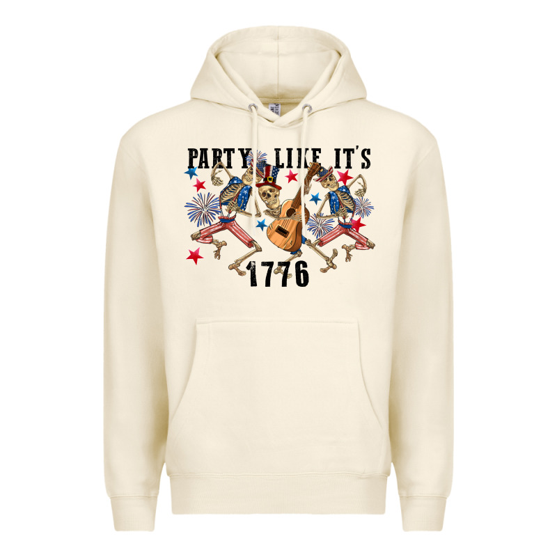 Party Like Its 1776 4th Of July Premium Hoodie by CowGirlArtShop | Teevron