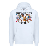 White Party like its 1776 4th of july Premium Hoodie - CowGirlArtShop