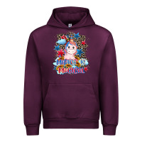 Mauve Wine Merica is magical 4th of july Urban Hoodie - CowGirlArtShop