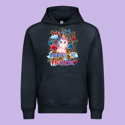 Merica Is Magical 4th Of July Urban Hoodie Designed By Cowgirlartshop