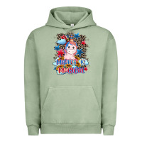 Pigment Oil Green Merica is magical 4th of july Urban Hoodie - CowGirlArtShop