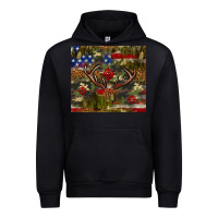 Black Hunting leopard USA flag tumbler 4th of july Urban Hoodie - Neo Western
