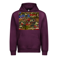 Mauve Wine Hunting leopard USA flag tumbler 4th of july Urban Hoodie - Neo Western