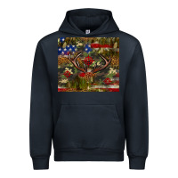 Navy Hunting leopard USA flag tumbler 4th of july Urban Hoodie - Neo Western