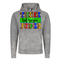 Cloud Rock think before you judge Vintage Hoodie - AdoDesignShop