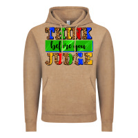 Vintage Coffee think before you judge Vintage Hoodie - AdoDesignShop
