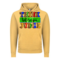 Think Before You Judge Vintage Hoodie | Teevron