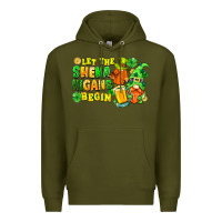 Army Green let the shenanigans begin Premium Hoodie - FaDigitalArtStudio