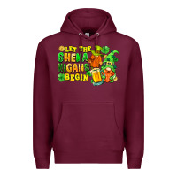Burgundy let the shenanigans begin Premium Hoodie - FaDigitalArtStudio