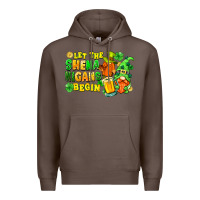 Coffee let the shenanigans begin Premium Hoodie - FaDigitalArtStudio