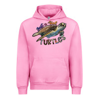 Fuchsia Pink just a girl who loves turtles Urban Hoodie - SublimationCraftShop