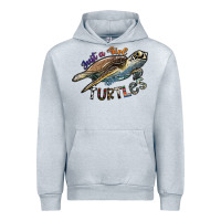 Heather Grey just a girl who loves turtles Urban Hoodie - SublimationCraftShop