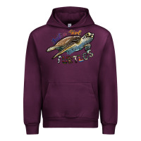 Mauve Wine just a girl who loves turtles Urban Hoodie - SublimationCraftShop