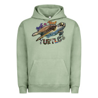 Pigment Oil Green just a girl who loves turtles Urban Hoodie - SublimationCraftShop