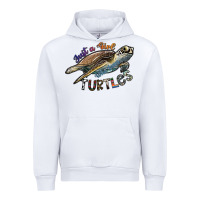 White just a girl who loves turtles Urban Hoodie - SublimationCraftShop
