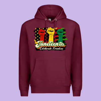 Juneteenth Celebrate Freedom Premium Hoodie Designed By Hra Design Shop