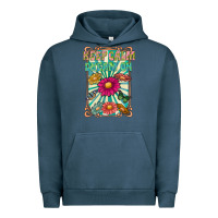 Pigment Midnight Navy keep calm dream on Urban Hoodie - CowhideDigitalArt