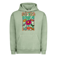 Pigment Oil Green keep calm dream on Urban Hoodie - CowhideDigitalArt